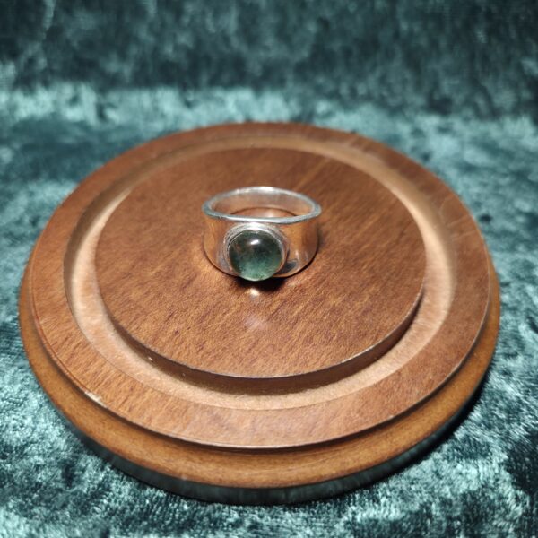 Wide Tapered Moss Agate Doublet - Image 3